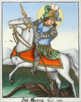 Bild Nr.1: 135-4459 St.Georg.: (Künstlergraphik)