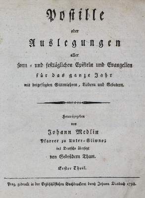 Bild Nr.1: 135-446 Medlin,J. (Hrsg.).: (Alte Drucke, Handschriften und Theologie)