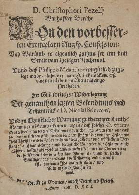 Bild Nr.1: 135-449 Pezel,C.: (Melanchthon)