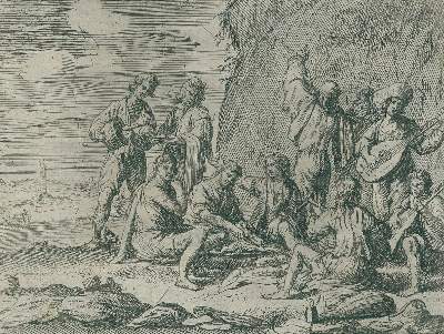 Bild Nr.2: 135-4524 Wael, Cornelis de: (Künstlergraphik)