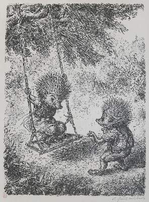 Bild Nr.1: 135-4534 Weber, A. Paul: (Künstlergraphik)