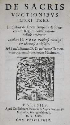 Bild Nr.1: 135-460 Moro,H. (d.i. H.Meurier).: (Alte Drucke, Handschriften und Theologie)