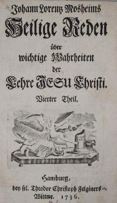 Bild Nr.1: 135-463 Mosheim,J.L.: (Alte Drucke, Handschriften und Theologie)