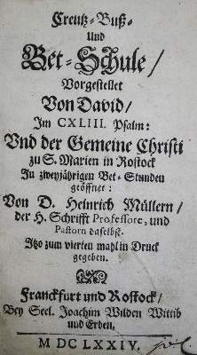 Bild Nr.1: 135-465 Müller,H.: (Alte Drucke, Handschriften und Theologie)
