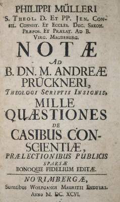 Bild Nr.1: 135-469 Müller,P.: (Alte Drucke, Handschriften und Theologie)