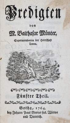 Bild Nr.2: 135-473 Münter,B.: (Alte Drucke, Handschriften und Theologie)