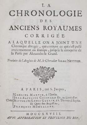 Bild Nr.2: 135-481 Newton,I.: (Alte Drucke, Handschriften und Theologie)
