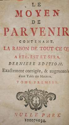 Bild Nr.1: 135-51 (Beroalde de Verville,F.).: (Alte Drucke, Handschriften und Theologie)