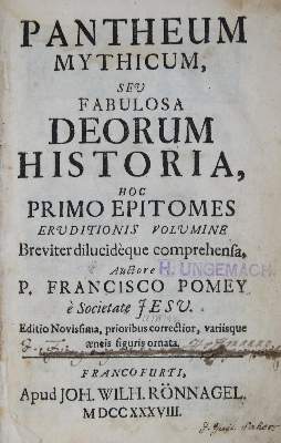 Bild Nr.1: 135-513 Pomey,F.: (Alte Drucke, Handschriften und Theologie)