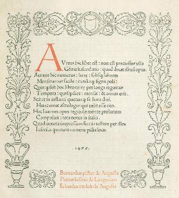 Bild Nr.1: 135-532 Regiomontanus (d.i. Johannes Müller von Königsberg).: (Alte Drucke, Handschriften und Theologie)