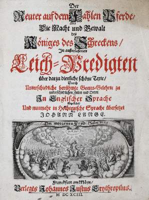Bild Nr.1: 135-537 Reuter auf dem fahlen Pferde, Der,: (Alte Drucke, Handschriften und Theologie)