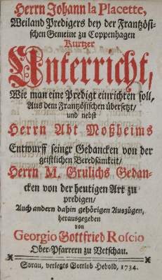 Bild Nr.1: 135-545 Roscius,G.G. (Hrsg.).: (Alte Drucke, Handschriften und Theologie)