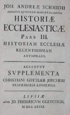Bild Nr.1: 135-566 Schmidt,J.A.: (Alte Drucke, Handschriften und Theologie)