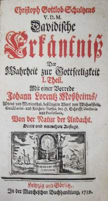 Bild Nr.1: 135-570 Schultz,C.G.: (Alte Drucke, Handschriften und Theologie)