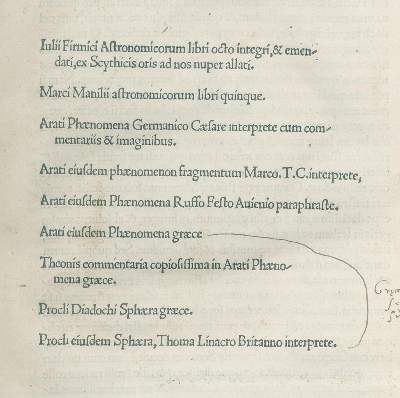Bild Nr.1: 135-574 Scriptores astronomici veteres,: (Alte Drucke, Handschriften und Theologie)