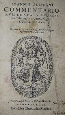 Bild Nr.1: 135-586 Sleidanus,J.: (Alte Drucke, Handschriften und Theologie)