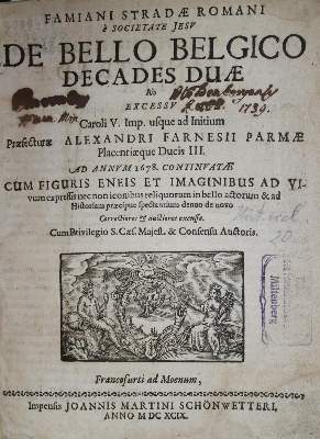 Bild Nr.1: 135-598 Strada,F.: (Alte Drucke, Handschriften und Theologie)