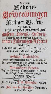 Bild Nr.1: 135-609 (Tersteegen,G.).: (Alte Drucke, Handschriften und Theologie)