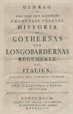 Bild Nr.3: 135-611 Tesauro, Emanuele.: (Alte Drucke, Handschriften und Theologie)