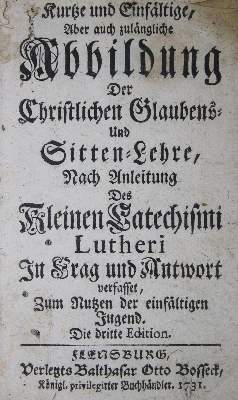Bild Nr.1: 135-622 (Tychsen,J.).: (Alte Drucke, Handschriften und Theologie)