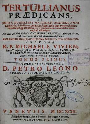 Bild Nr.1: 135-631 Vivien,M.: (Alte Drucke, Handschriften und Theologie)