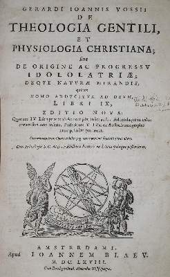 Bild Nr.1: 135-636 Voss,G.J.: (Alte Drucke, Handschriften und Theologie)
