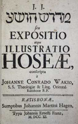 Bild Nr.1: 135-638 Wack,J.C.: (Alte Drucke, Handschriften und Theologie)