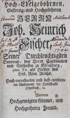 Bild Nr.1: 135-649 Weißlinger,J.N.: (Alte Drucke, Handschriften und Theologie)