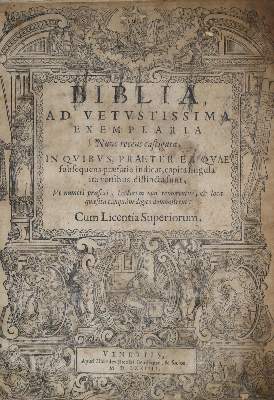 Bild Nr.1: 135-65 Biblia latina.: (Bibeln)