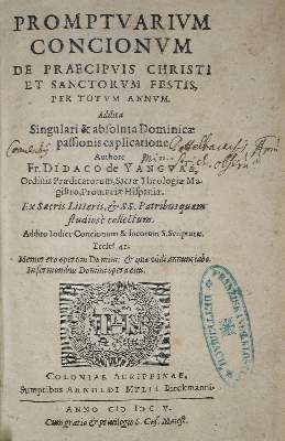 Bild Nr.1: 135-657 Yanguas,D.d.: (Alte Drucke, Handschriften und Theologie)