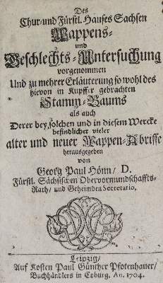 Bild Nr.1: 135-667 Hönn,G.P.: (Genealogie und Heraldik)