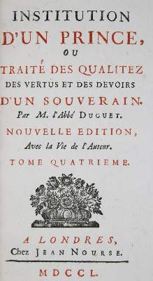 Bild Nr.1: 135-675 Duguet,(J.J.).: (Politik und Staatswissenschaften)