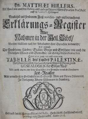 Bild Nr.1: 135-69 Hiller,M.: (Bibeln)