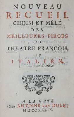 Bild Nr.1: 135-697 Nouveau recueil: (Film - Theater - Tanz)