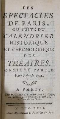 Bild Nr.1: 135-701 Spectacles de Paris, Les,: (Film - Theater - Tanz)