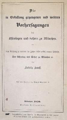Bild Nr.1: 135-714 Hauff,L.: (Grenzwissenschaften und Okkultismus)