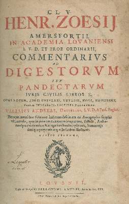 Bild Nr.2: 135-756 Zoesius,H.: (Juridica und Kriminologie, Joly de Blaisy)