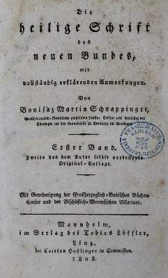 Bild Nr.1: 135-83 Schnappinger,B.M.: (Bibeln)