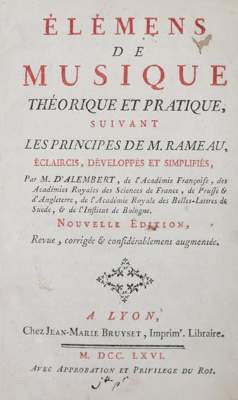 Bild Nr.1: 135-835 Alembert,J.L.d'.: (Musik)