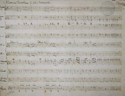 Bild Nr.1: 135-838 Mozart,W.A.: (Musik, Faksimile)