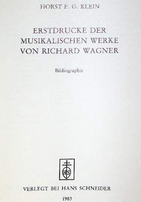 Bild Nr.1: 135-846 Klein,H.F.G.: (Musik)