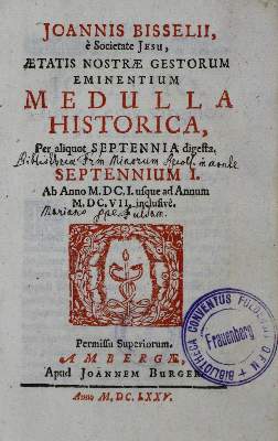 Bild Nr.1: 135-86 Bissel,J.: (Alte Drucke, Handschriften und Theologie)