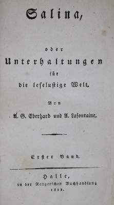 Bild Nr.1: 135-907 Eberhard,A.G. u. A.Lafontaine (Hrsg.).: (Zeitschriften und Zeitungen)