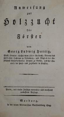 Bild Nr.1: 135-940 Hartig,G.L.: (Land- und Forstwirtschaft, Forstwirtschaft)