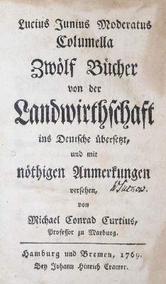 Bild Nr.1: 135-945 Columella,L.J.M.: (Land- und Forstwirtschaft, Landwirtschaft)