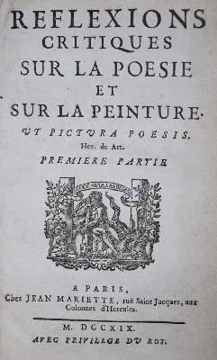 Bild Nr.1: 135-981 (Dubos,J.B.).: (Kunstwissenschaft)