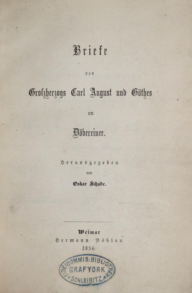 Große Abbildung Nr.1: 136-1014 Goethe,J.W.v.: (Literatur und illustrierte Bücher bis 19.Jahrhundert)