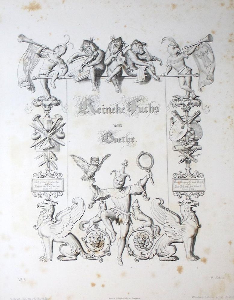 Große Abbildung Nr.1: 136-1016 Goethe,(J.)W.v.: (Literatur und illustrierte Bücher bis 19.Jahrhundert)