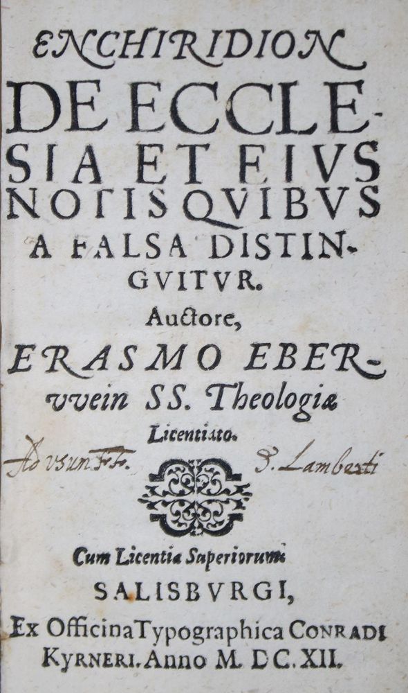 Große Abbildung Nr.1: 136-102 Eberwein,E.: (Alte Drucke, Handschriften und Theologie)