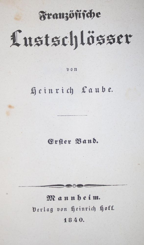 Große Abbildung Nr.1: 136-1075 Laube,H.: (Literatur und illustrierte Bücher bis 19.Jahrhundert)